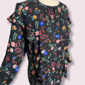 Chiffon Ruffle Blouse